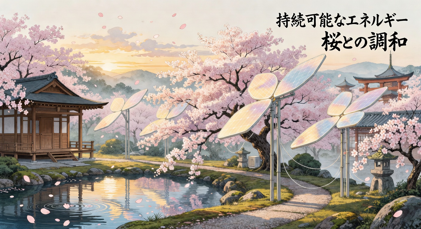 サステナビリティ - 桜と自然の調和
